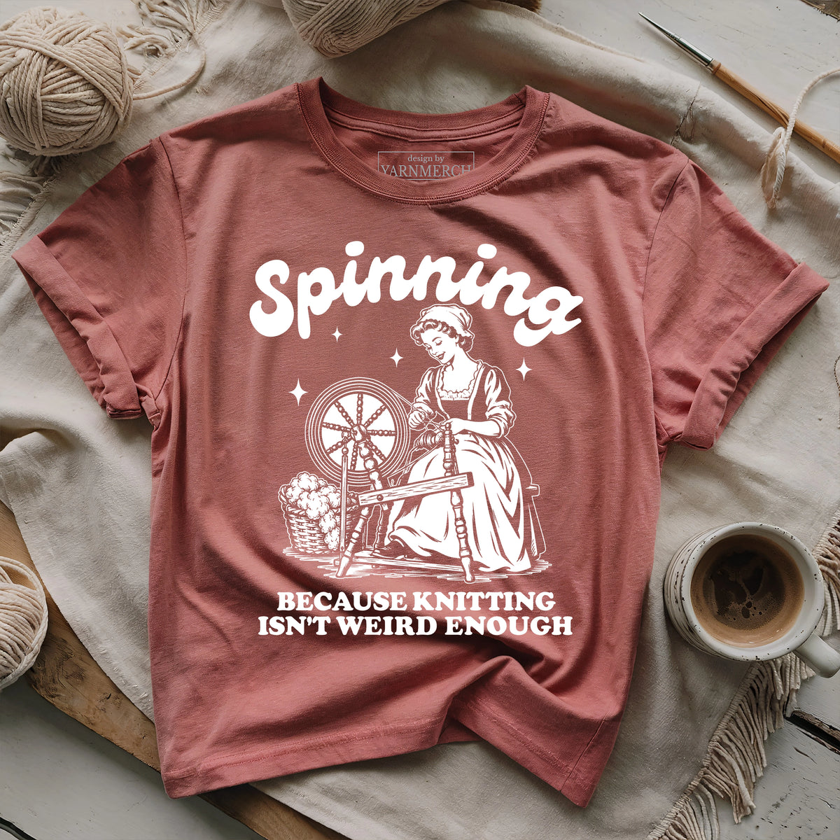 Spinning Isn't Weird Enough T-shirt