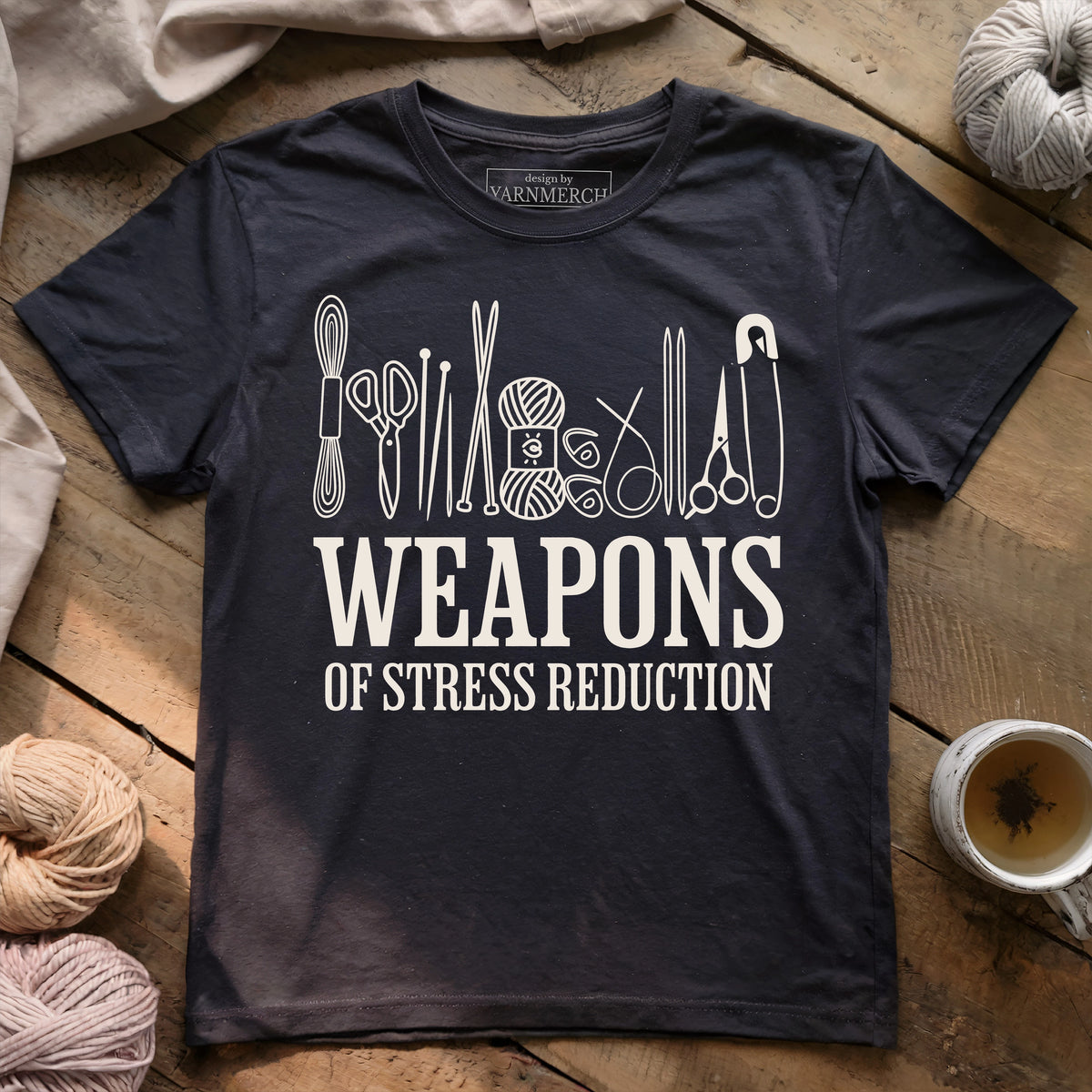 Knitter's Weapons T-shirt