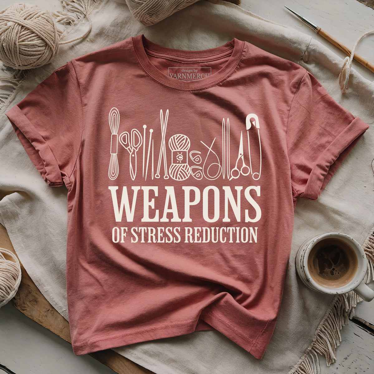 Knitter's Weapons T-shirt