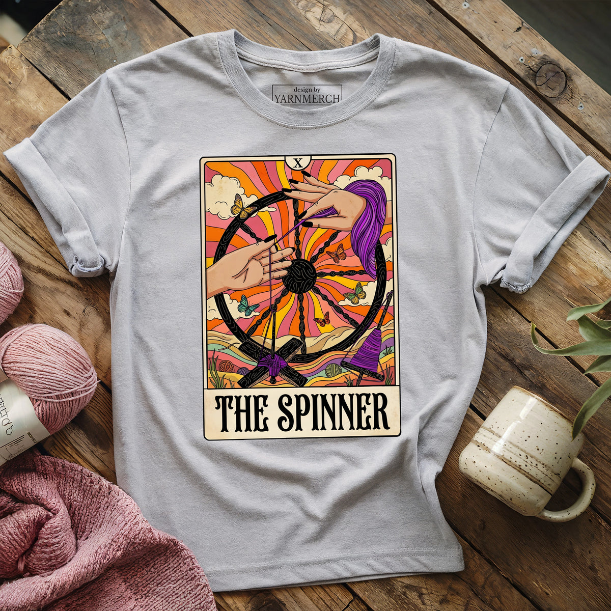 The Spinner Tarot Card T-shirt