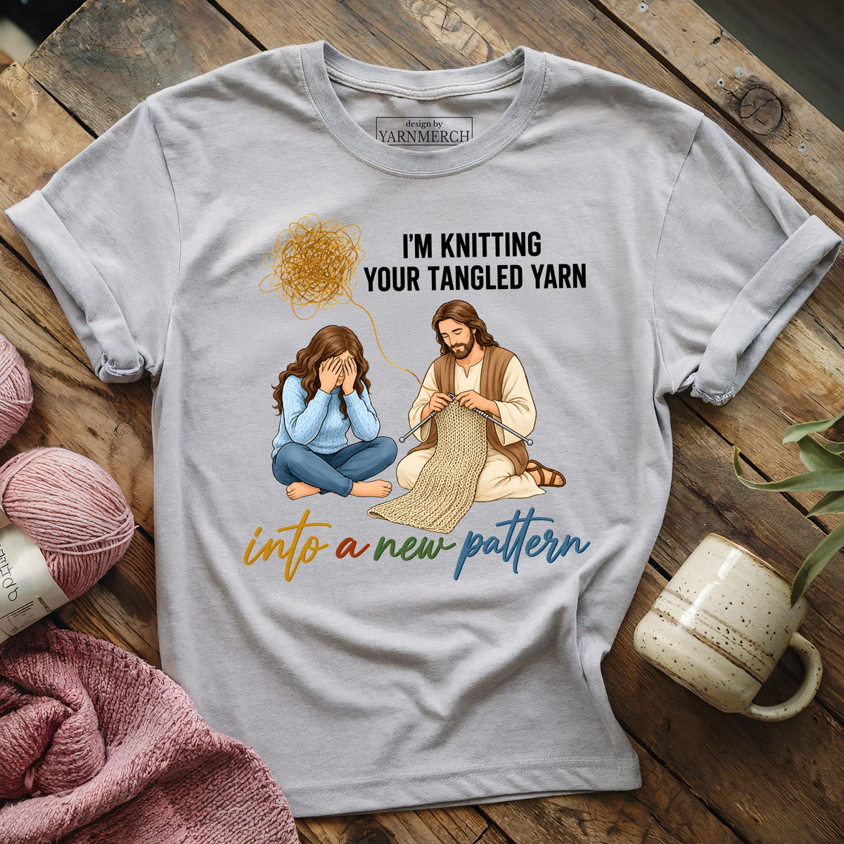 Jesus Knits the Tangles T-shirt