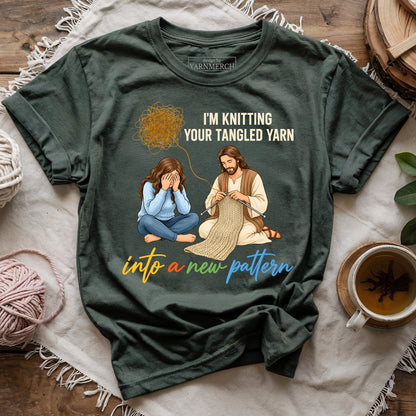 Jesus Knits the Tangles T-shirt