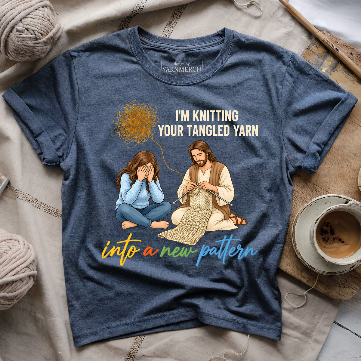 Jesus Knits the Tangles T-shirt