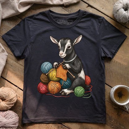 Knitting Alpine goat T-shirt