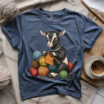 Knitting Alpine goat T-shirt
