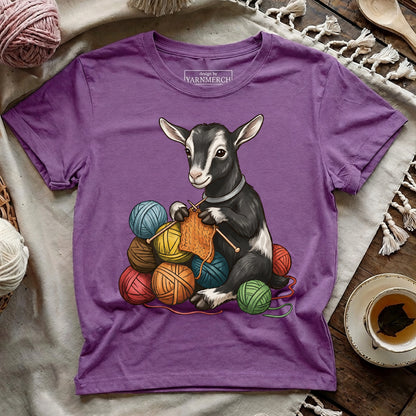 Knitting Alpine goat T-shirt