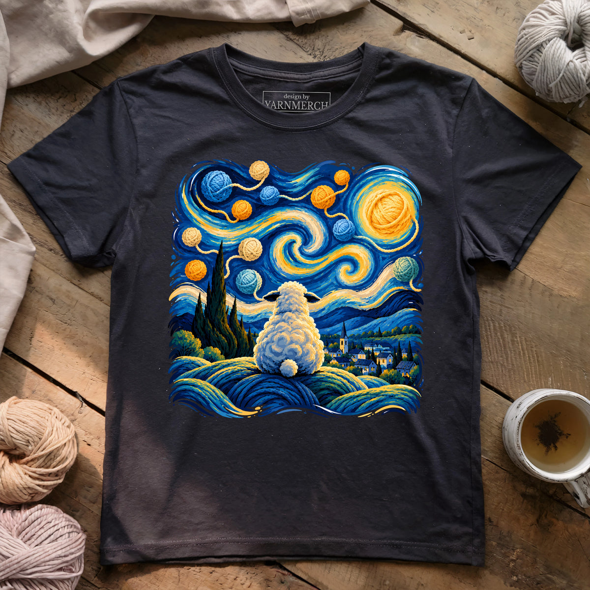 Yarny Night Sheep T-shirt