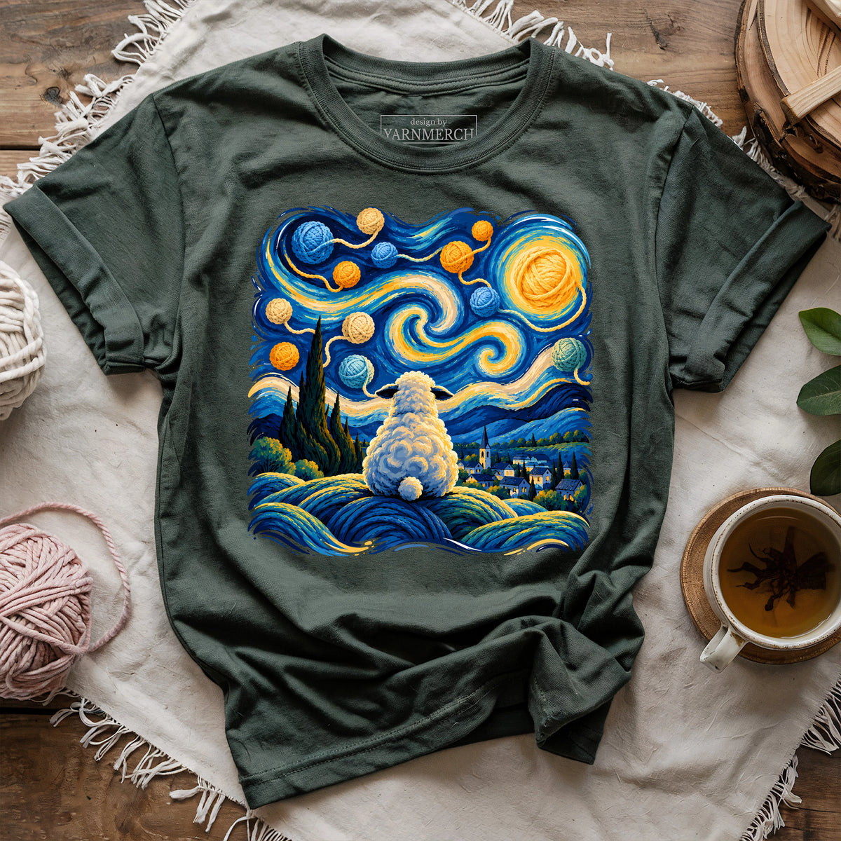 Yarny Night Sheep T-shirt