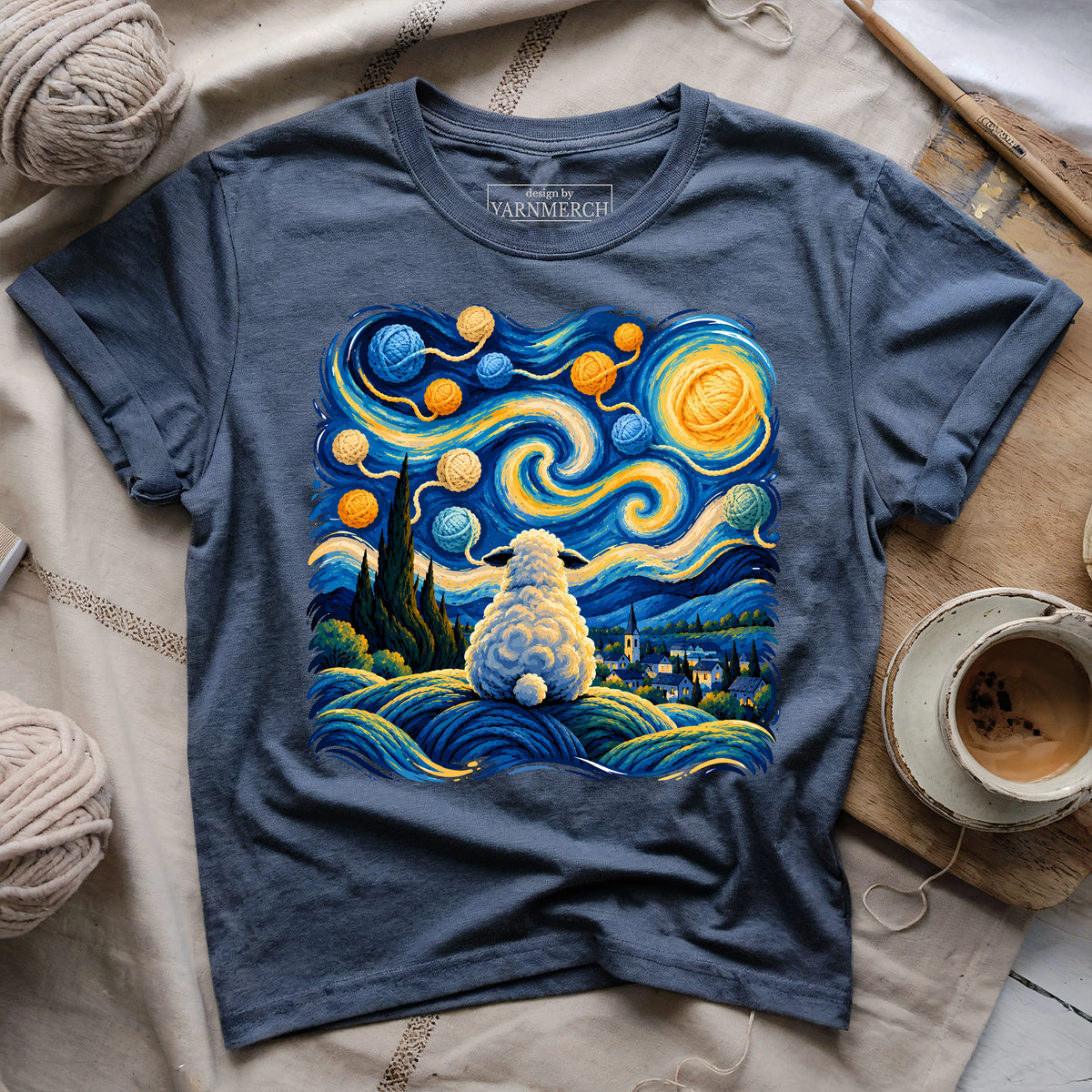 Yarny Night Sheep T-shirt