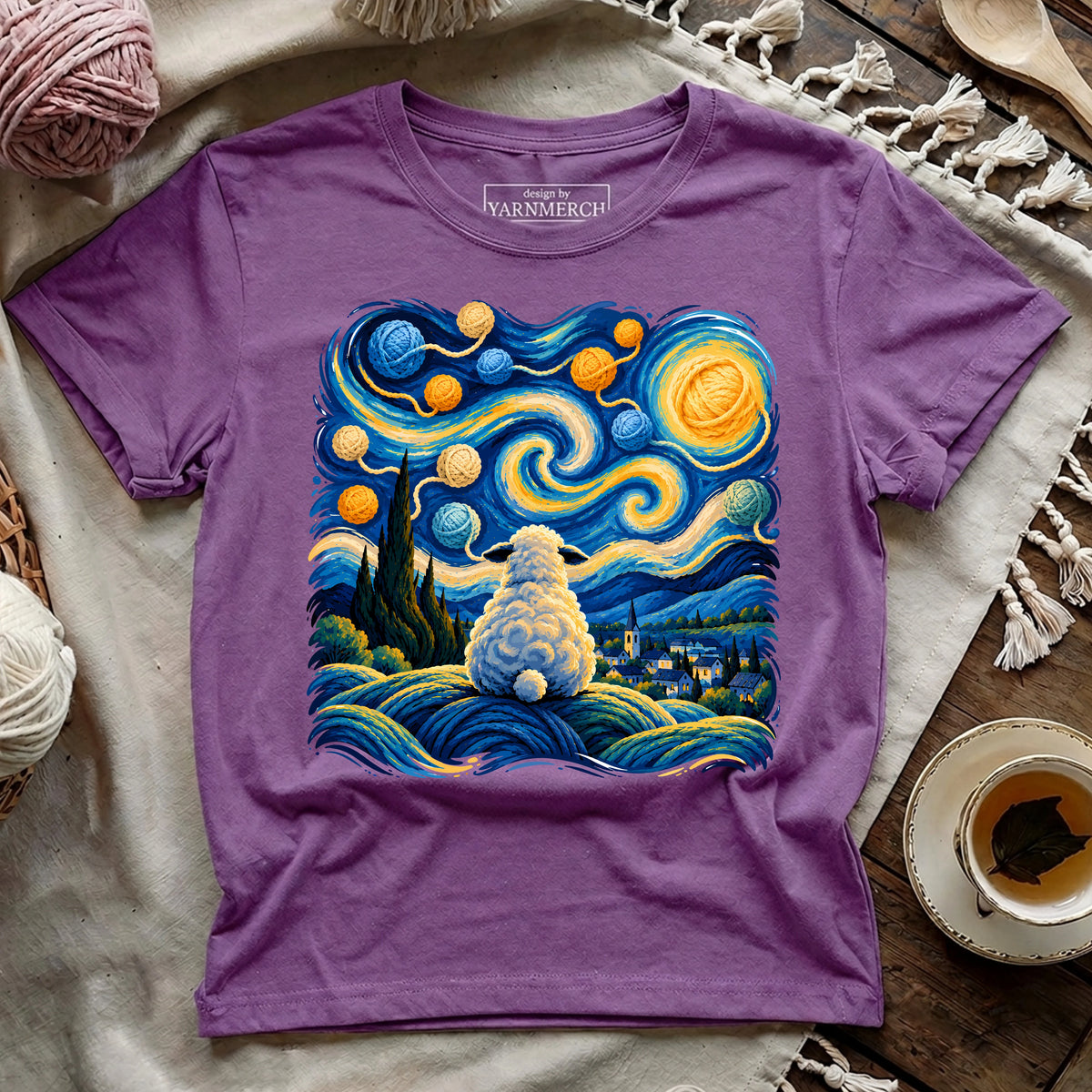 Yarny Night Sheep T-shirt
