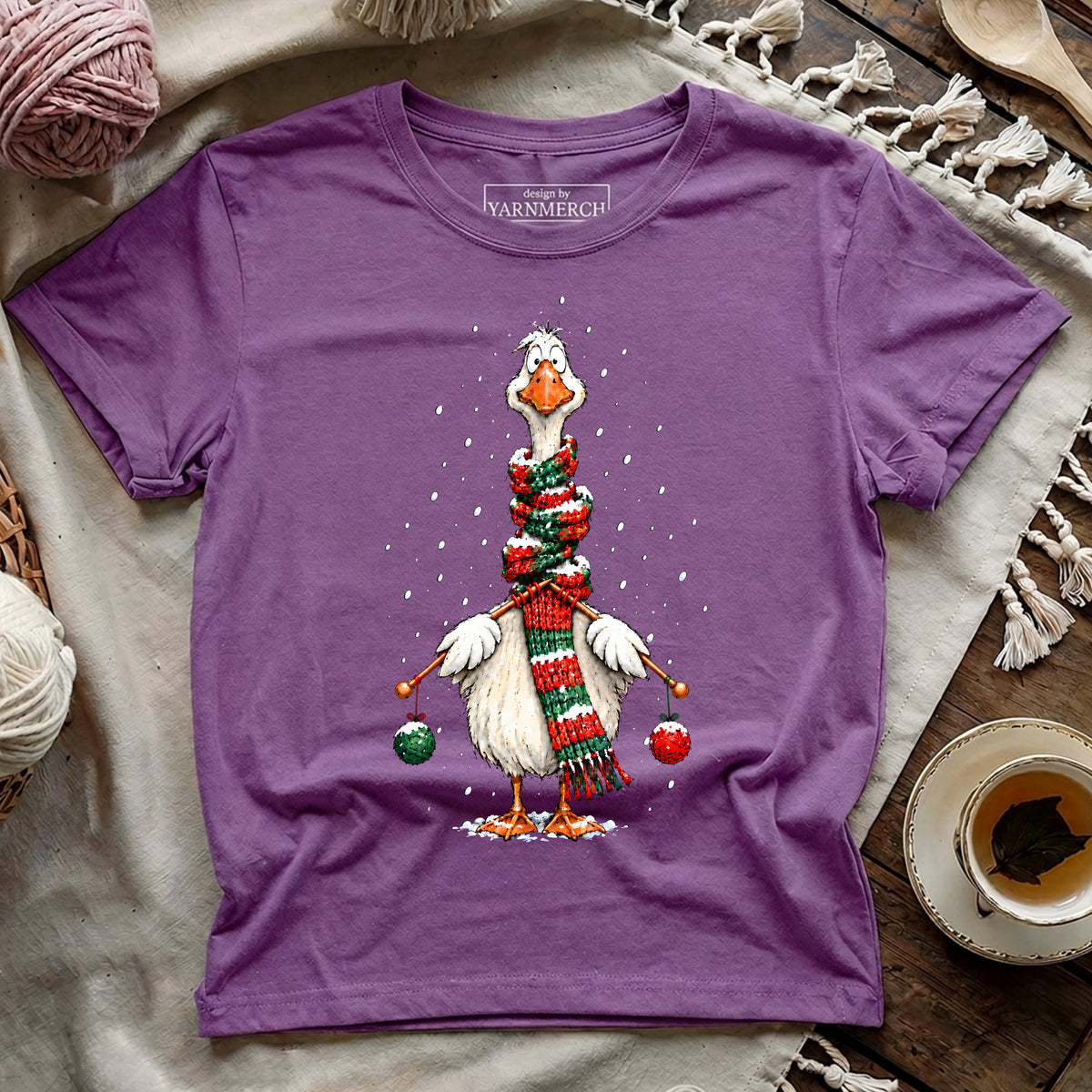 Knitting Goose T-shirt