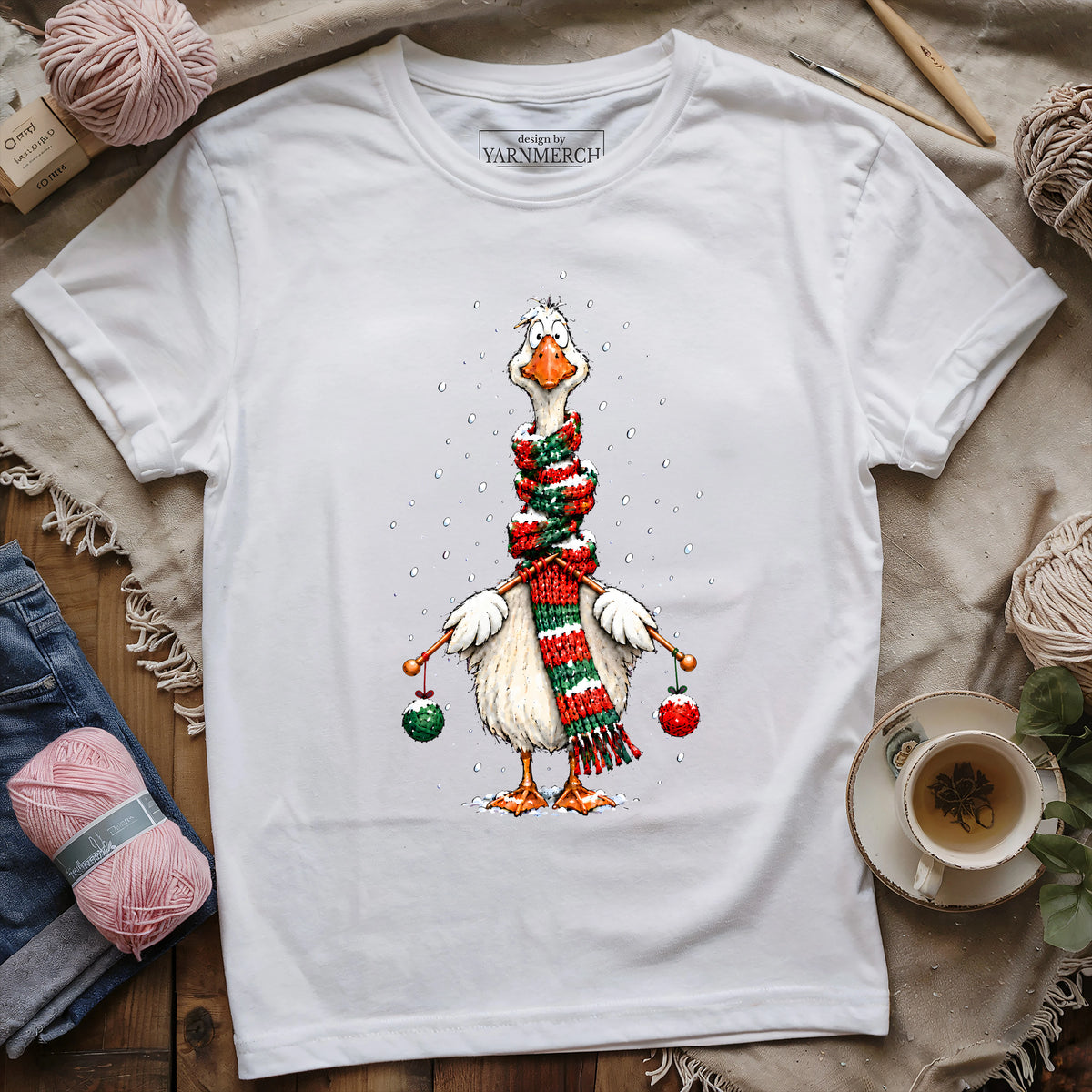 Knitting Goose T-shirt