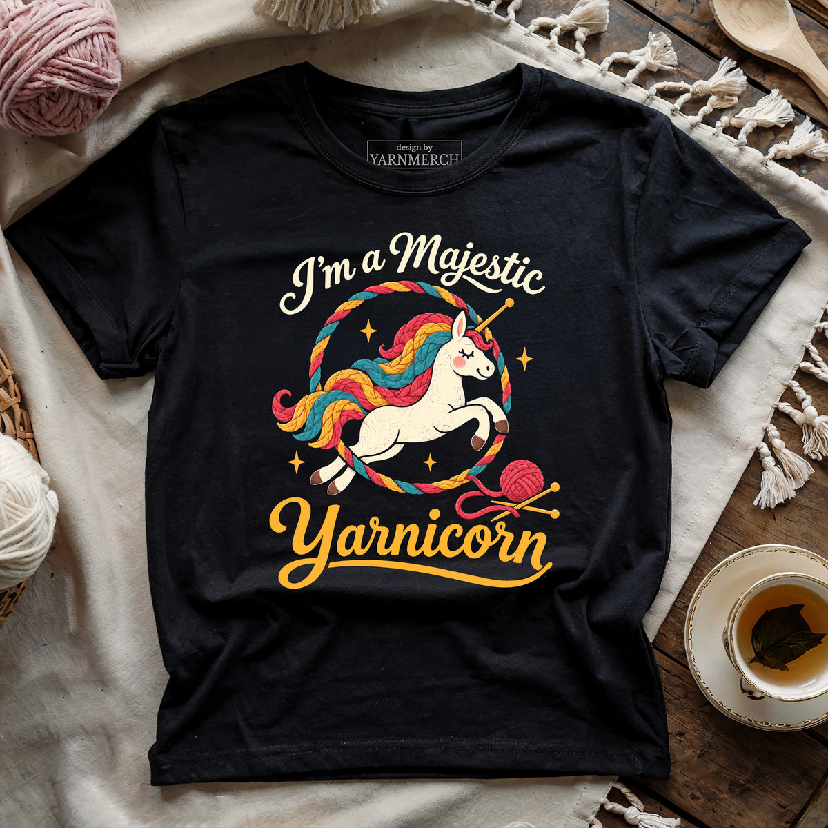 I’M A MAJESTIC YARNICORN T-shirt