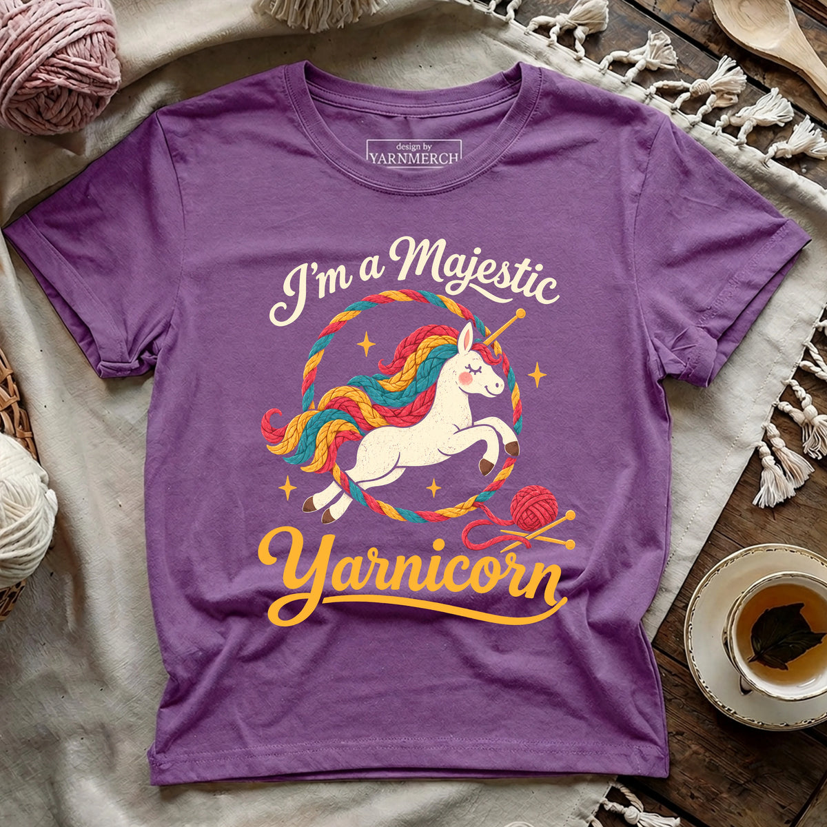 I’M A MAJESTIC YARNICORN T-shirt