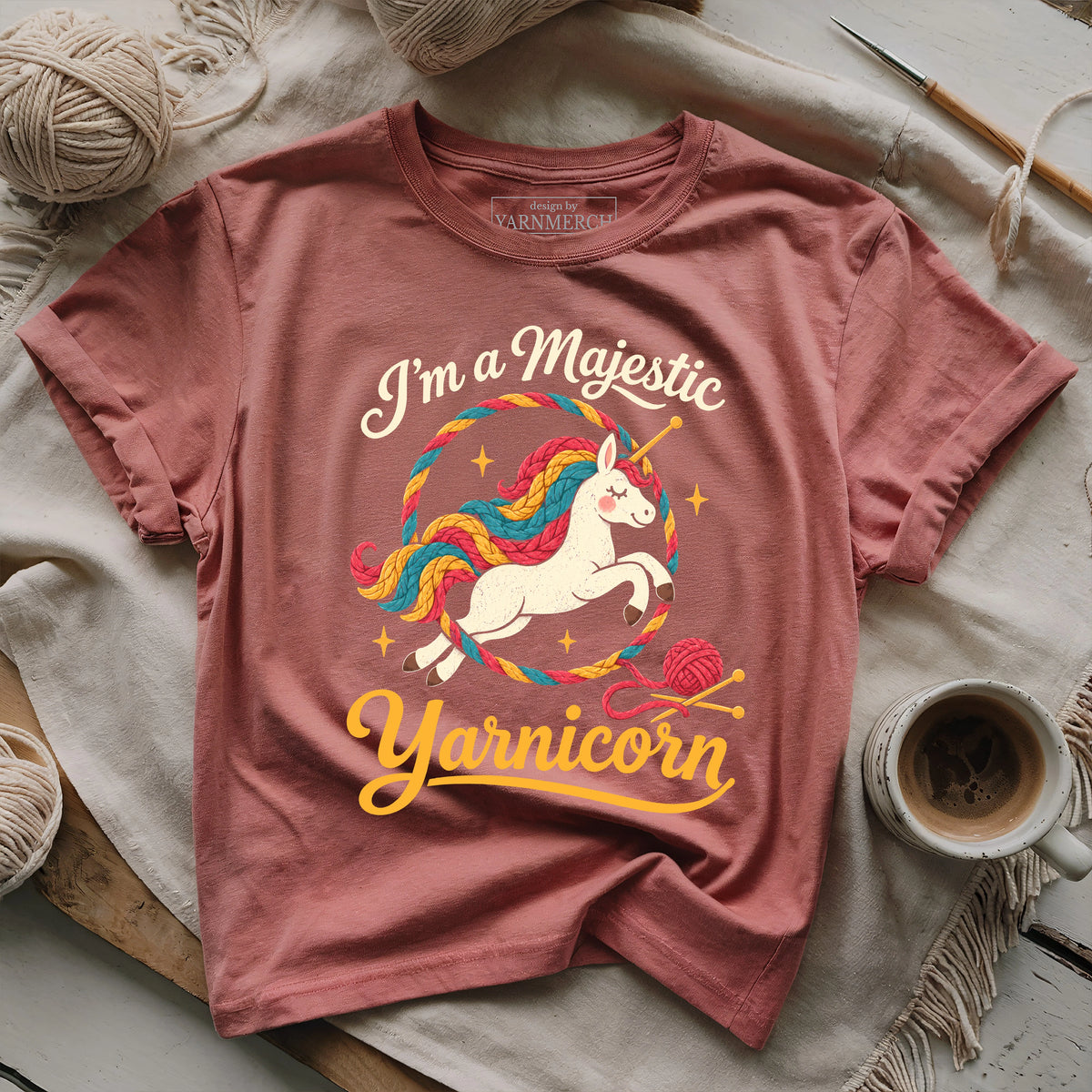 I’M A MAJESTIC YARNICORN T-shirt