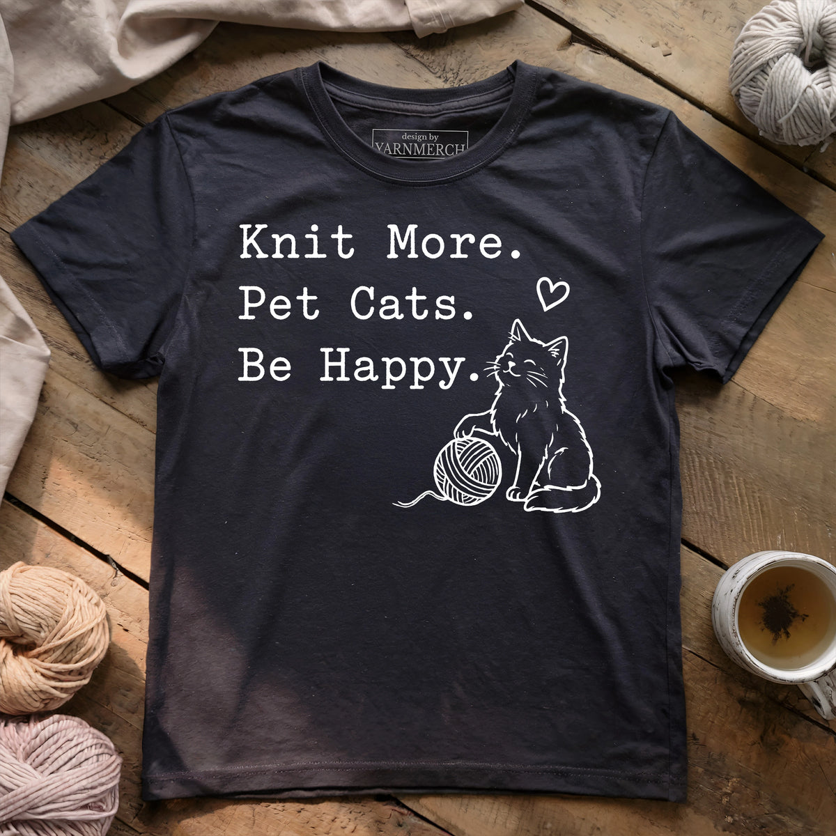 Knit & Pet Cats T-shirt