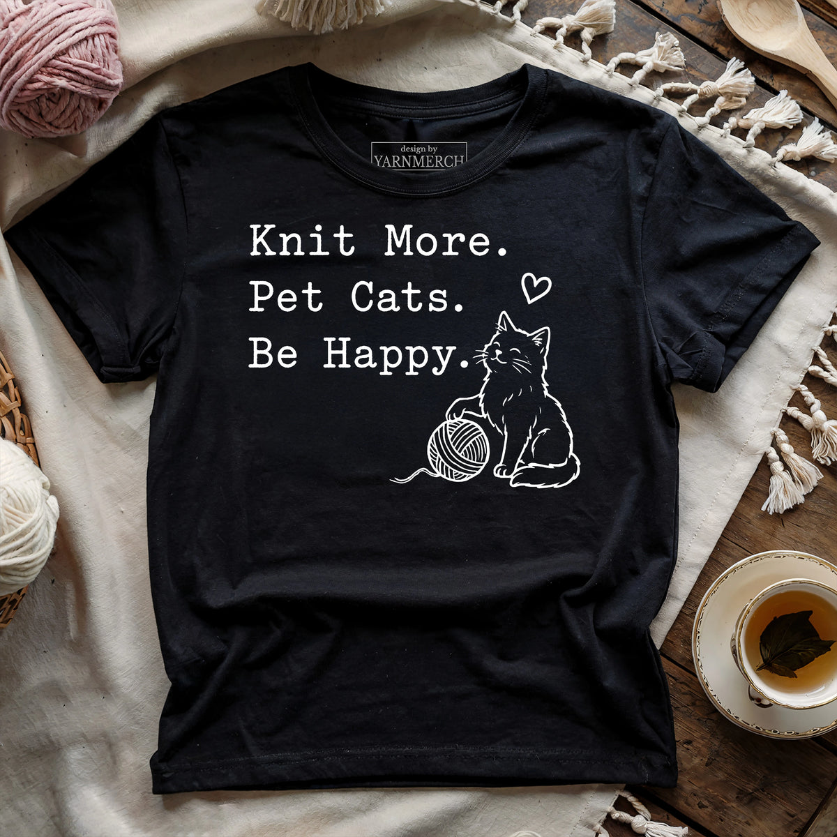 Knit & Pet Cats T-shirt