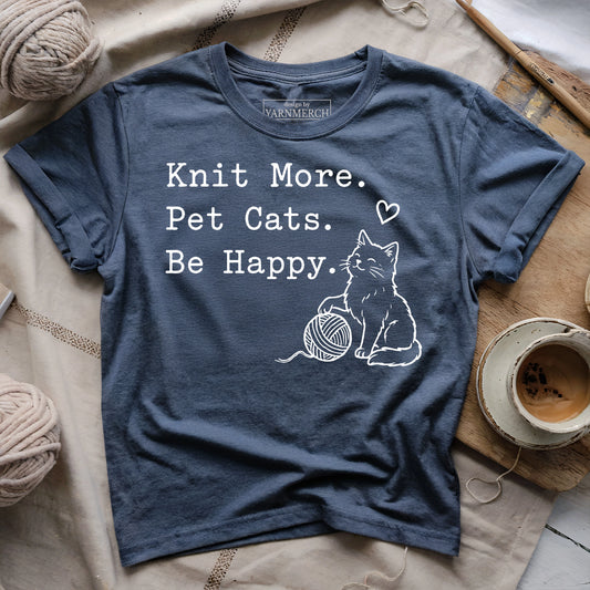 Knit & Pet Cats T-shirt