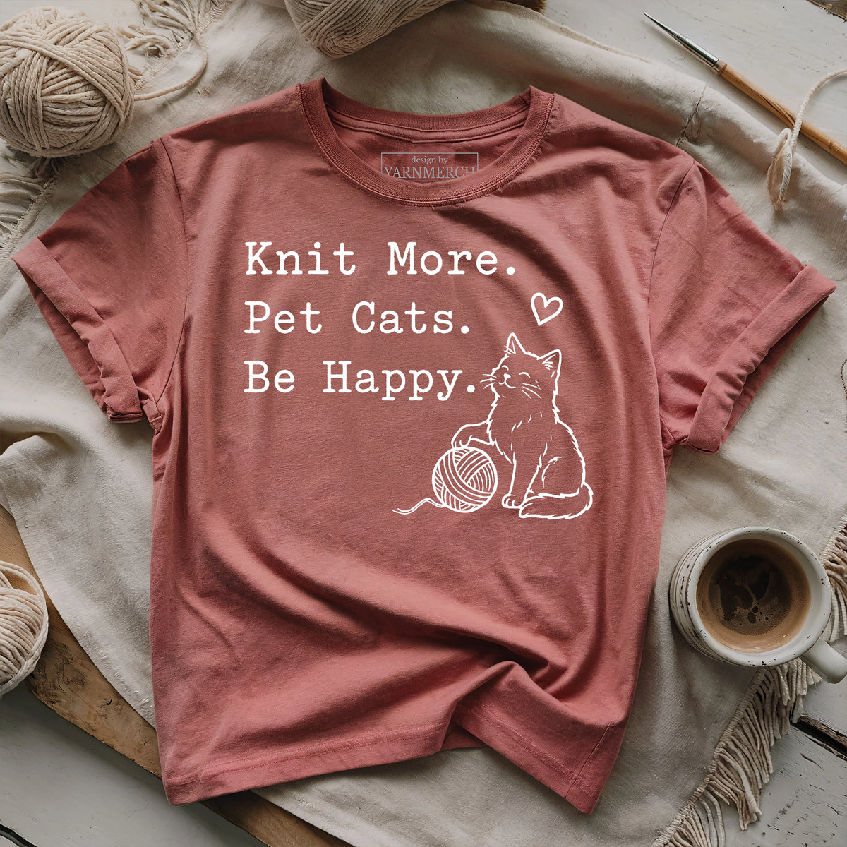 Knit & Pet Cats T-shirt