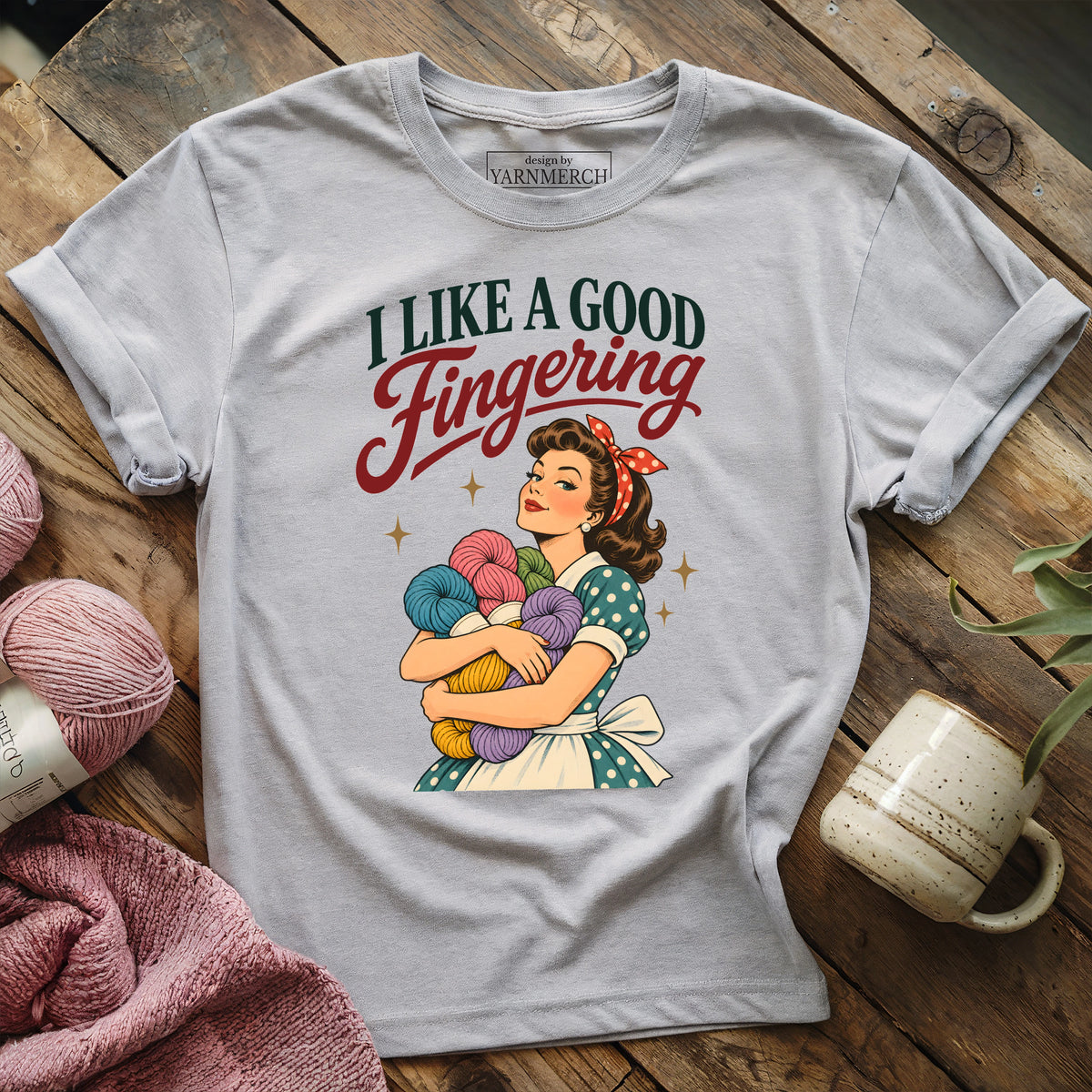 Fingering Yarn Lover T-shirt