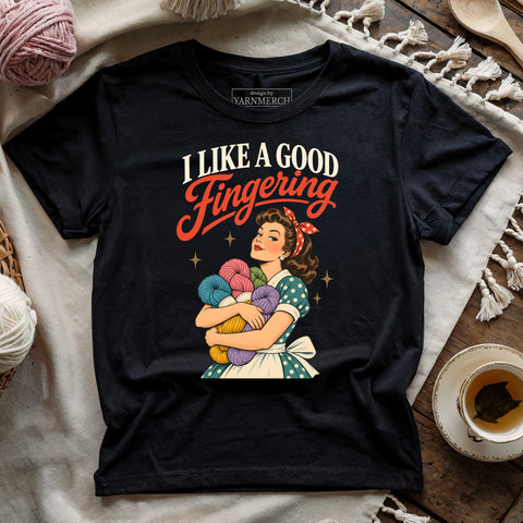 Fingering Yarn Lover T-shirt