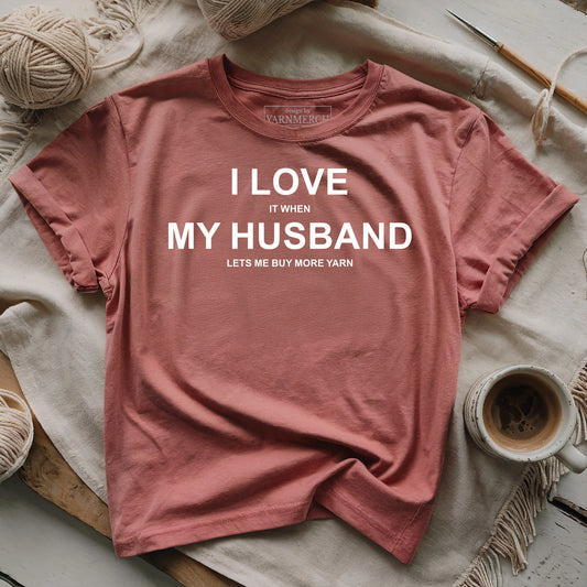 I Love My Husband T-shirt