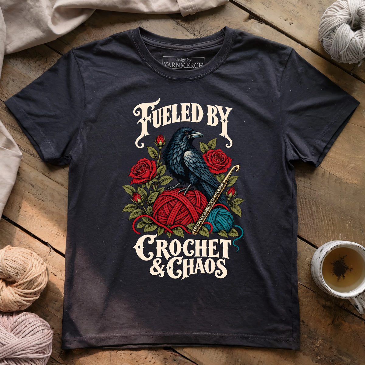 Fuel by crochet and chaos T-shirt