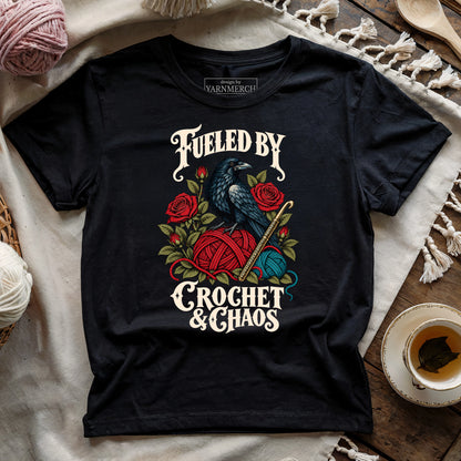 Fuel by crochet and chaos T-shirt