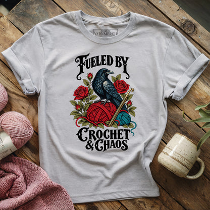 Fuel by crochet and chaos T-shirt