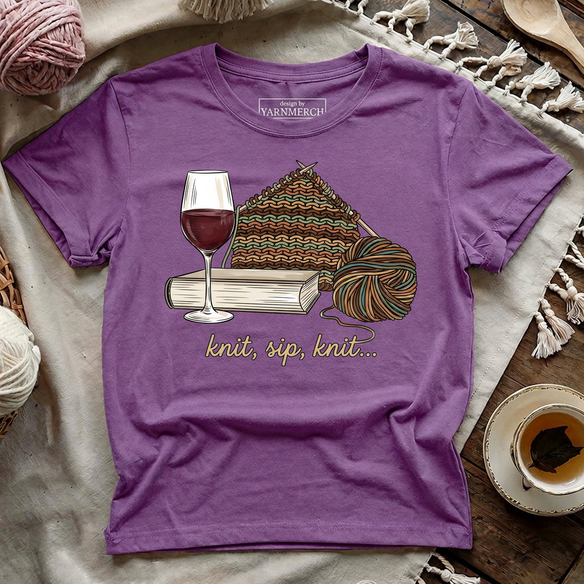 Knit Sip Knit T-shirt