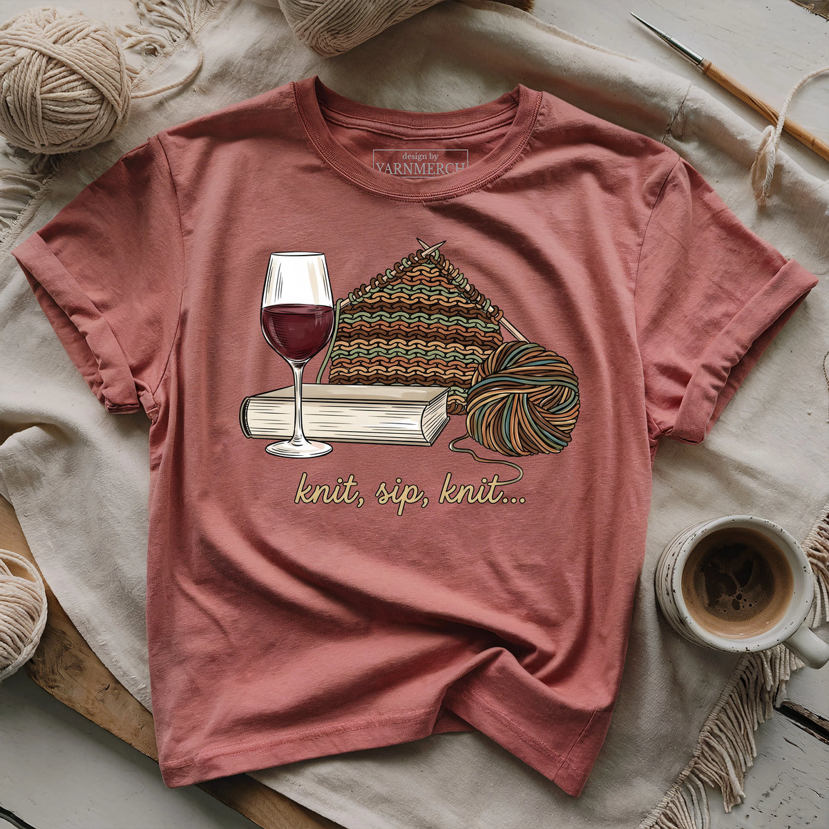 Knit Sip Knit T-shirt