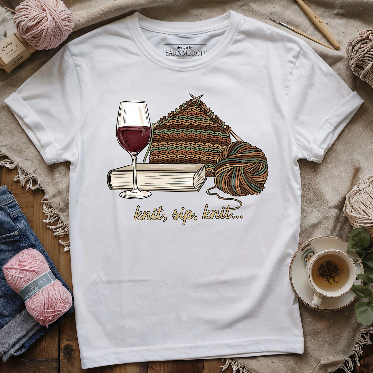 Knit Sip Knit T-shirt