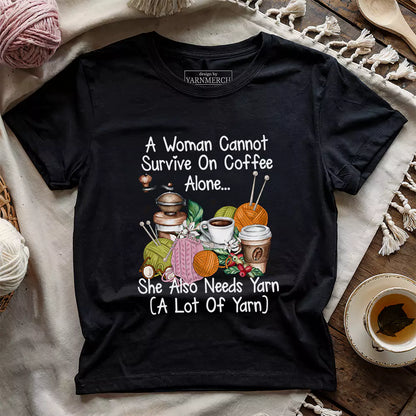 Coffee & Yarn Lover T-shirt