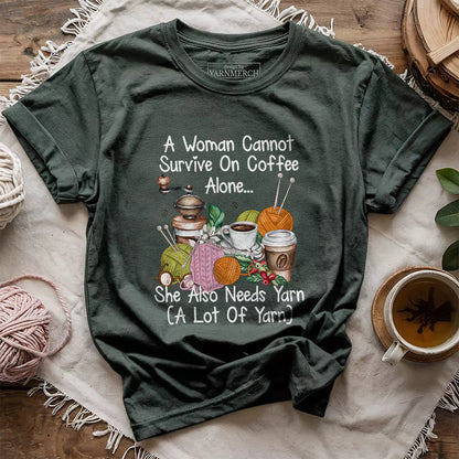 Coffee & Yarn Lover T-shirt