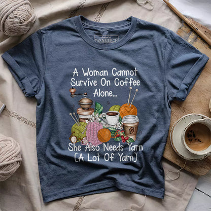 Coffee & Yarn Lover T-shirt