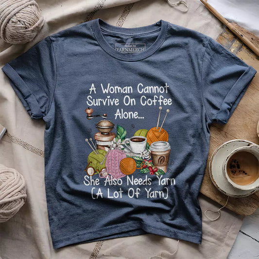 Coffee & Yarn Lover T-shirt