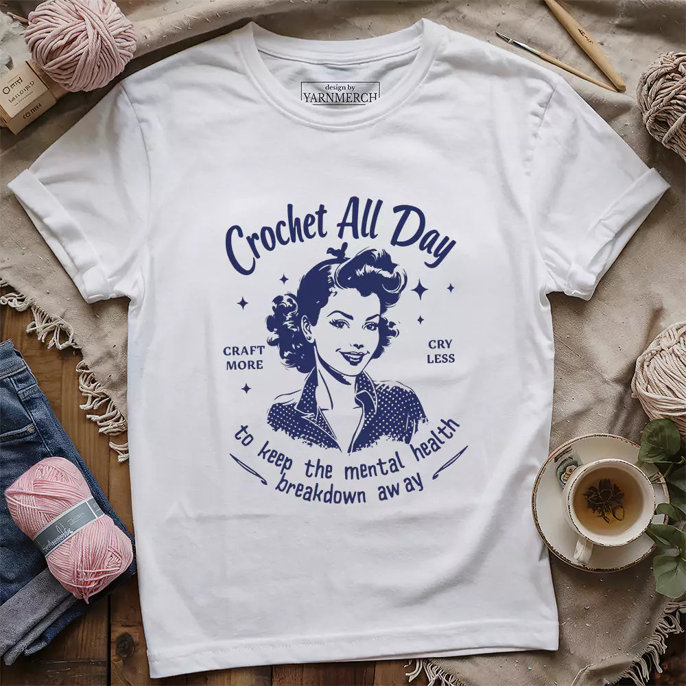 Craft More Cry Less T-shirt