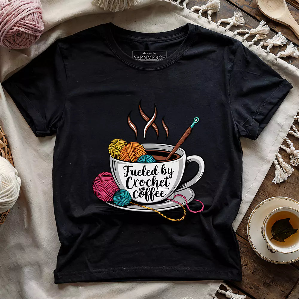 Crochet + Coffee T-shirt