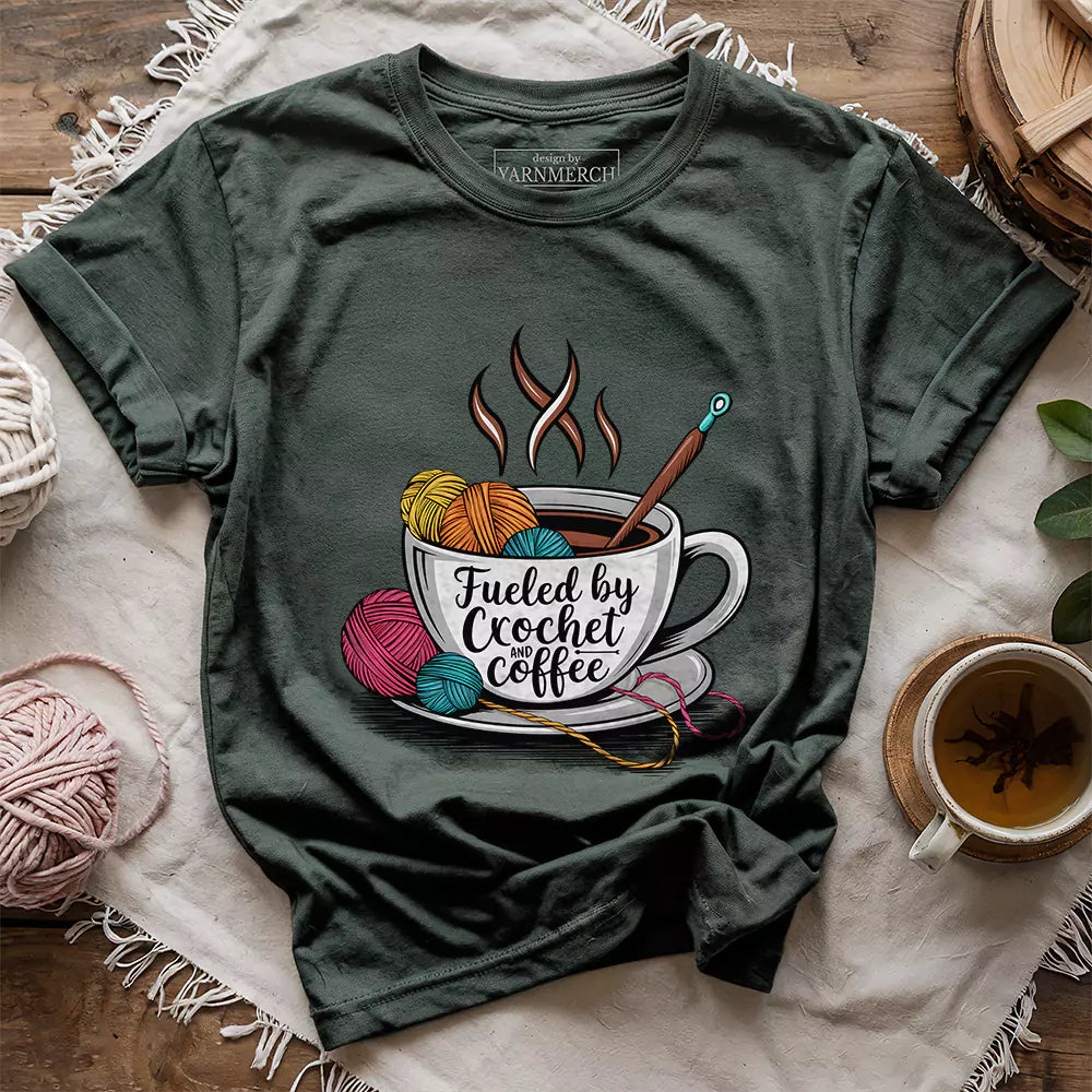 Crochet + Coffee T-shirt