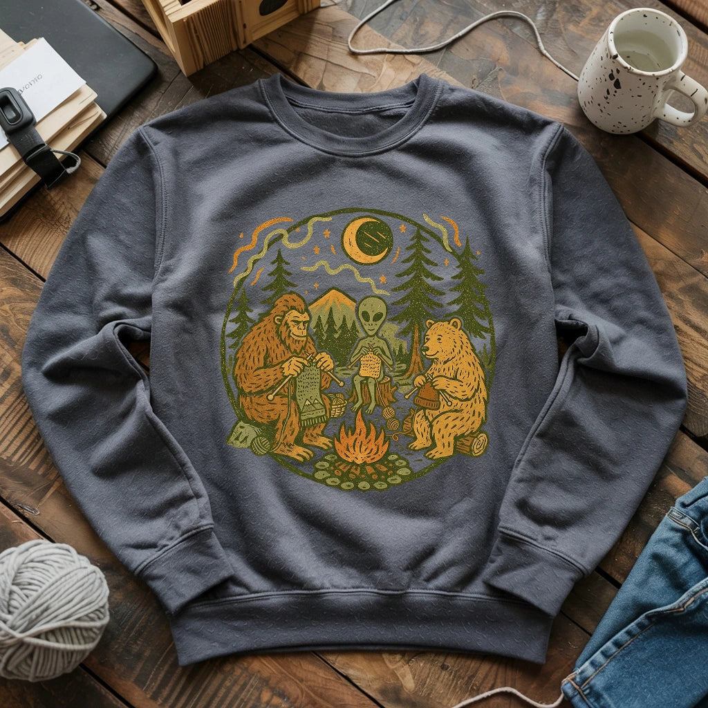 Campfire Knitting Friends Sweatshirt
