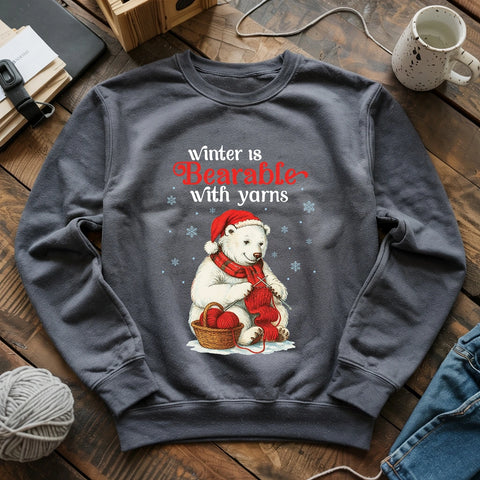 Bearable With Yarns Sweatshirt