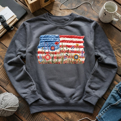 Flowers, Stripes & Skeins Sweatshirt