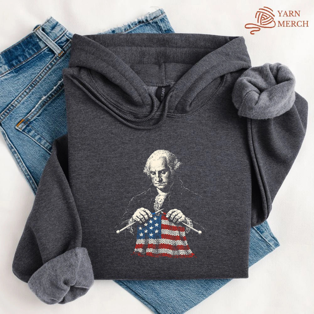 George Knitting America Hoodie