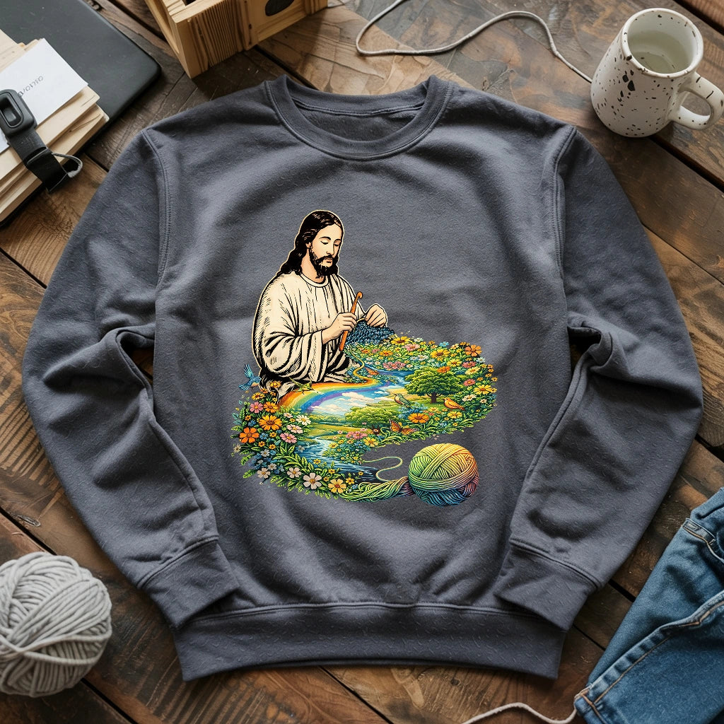 Jesus Crochet Life Sweatshirt