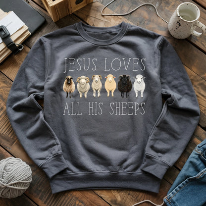 Jesus Loves All His Sheeps Sweatshirt
