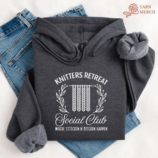 Knitters Retreat Social Club Hoodie
