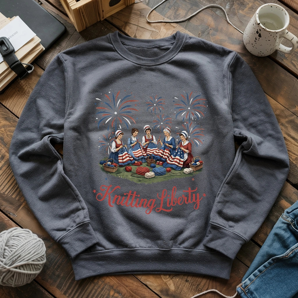 Knitting Liberty Sweatshirt
