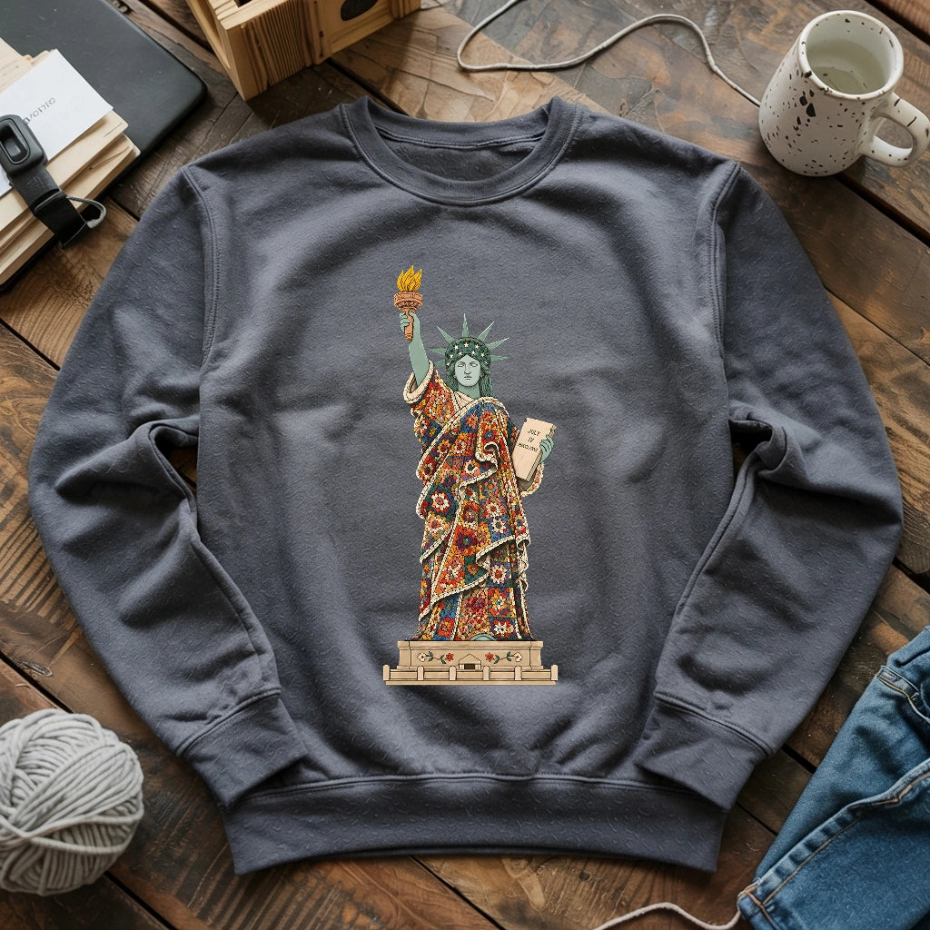 Liberty Covered In Granny Square Sweatshirt