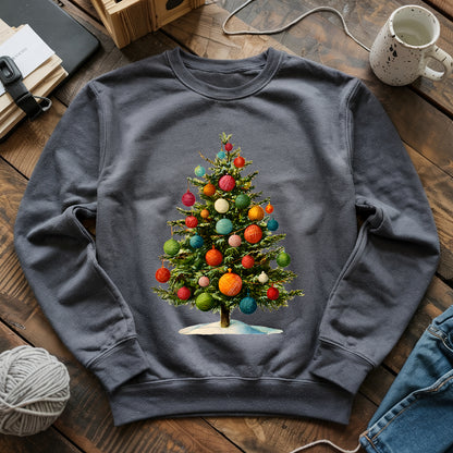 Yarn Christmas Tree Sweatshirt