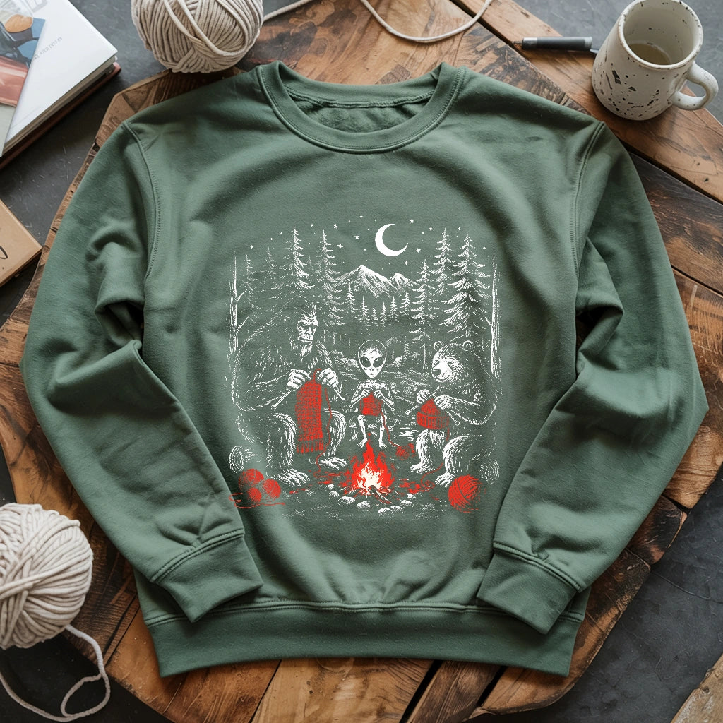 Campfire Vintage Knitting Sweatshirt